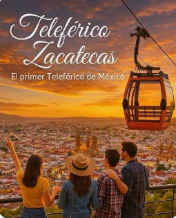 Postal del Teleférico de Zacatecas